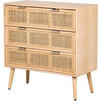 Nordlys Scandinavian Bedroom Wooden Chest of Drawers in Brown