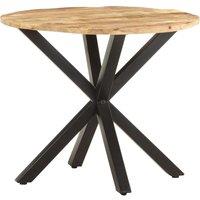 Berkfield Home Side Table 68x68x56 cm Solid Mango Wood in Brown | Size: 68 x 68 x 56 cm