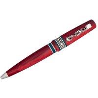 Gevril Red Rollerball Pen in Silver