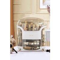 SHEONLY Makeup Storage Organiser w/ Clear Lid, Skincare Organiser Drawers Beauty Holder Cosmetic Organisers for Bathroom, DressingTable Organiser