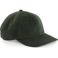 Beechfield Men's Heritage Cord Cap Pack of 2 in Dark Olive