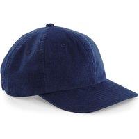 Beechfield Men's Heritage Cord Cap Pack of 2 in Navy