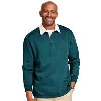 Pegasus Men's Fleece Rugby Shirt in Dark Green | Size: Medium