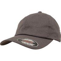 Flexfit by Yupoong Men's Cotton Twill Dad Cap in Dark Grey | Size: S/M