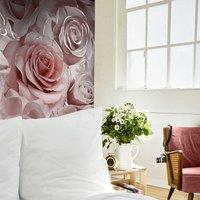 Arthouse Linen Texture Wallpaper in Raspberry