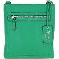 Ashwood Leather Women's 'Cienna' Real Leather Crossbody Bag in Bright Green