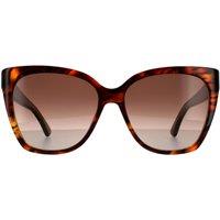 Moschino Women's Square Havana Yellow Brown Gradient Sunglasses