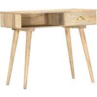 Berkfield Home Console Table 90x45x75 cm Solid Mango Wood in Brown | Size: 90 x 45 x 75 cm
