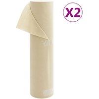Berkfield Home Plant Fleece 2 Rolls 70 g/m≤ 50x1.6 m in Beige