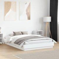 Berkfield Home Bed Frame without Mattress White 135x190 cm Double