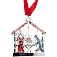 Silver Editions Nativity Scene in Metallic Silver