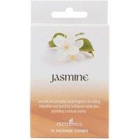 KDMD Set of 12 Packets of Elements Jasmine Incense Cones in White