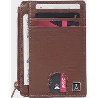 Assots London LYNN' Real Leather Slim Credit Cardholder Case in Brown