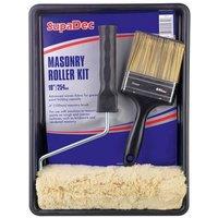 SupaDec Masonry Paint Roller Set in True Black