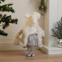 Scottish Everlastings Ltd 44cm Plush Mouse Silver