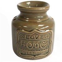 KDMD Lrg Home Oil Burner - Love Home Sweet Home in Grey