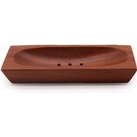 KDMD Classic Mahogany Soap Dish - Rectangle in Maroon