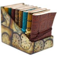 KDMD Mini Assorted Leather Notebook (4x3") - 1 piece