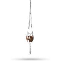 KDMD Macrame Pot Holder Classic - Natural Med Pot in Brown