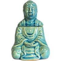 KDMD Sitting Buddha Oil Burner - Blue