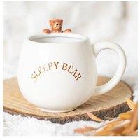 KDMD Sleepy Bear Rounded Mug in White