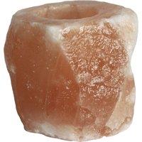 KDMD Quality Natural Salt Candle Holder in Orange