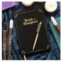 KDMD Book of Shadows Journal with Black Obsidian Crystal Pen