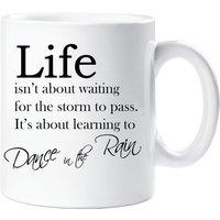 60 SECOND MAKEOVER Dance in The Rain Mug in White