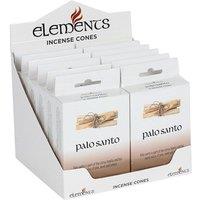 KDMD Set of 12 Packets of Elements Palo Santo Incense Cones in Beige