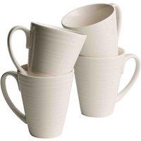 Belleek Living 'Ripple' 4 Piece Mug Set in White