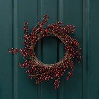 Scottish Everlastings Ltd 40cm Red Berry Wreath