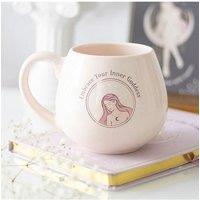 KDMD Embrace Your Inner Goddess Rounded Mug in Cream