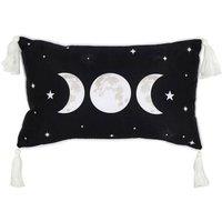 KDMD Rectangular Triple Moon Cushion in Black