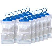 MANTRARAJ Pack Of 12 Hanging Interior Wardrobe Dehumidifier To Stop Damp Mould in White