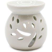 KDMD Sm Classic White Oil Burner - Tree Cut-out
