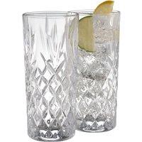 Galway Crystal "Renmore" Hi-ball Set of 2 in Clear