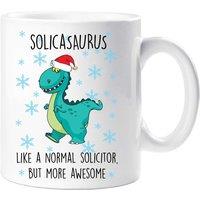 60 SECOND MAKEOVER Christmas Solicisaurus Mug in White