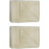 JVL Rug Safe H/Fl Gripper 120x180cm - Set of 2 in Cream | Size: 120 cm x 180 cm
