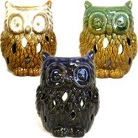 KDMD Classic Rustic Oil Burner - Owl (assorted)