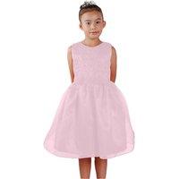 Cinda Girl's Flower Girl Party Dress in Pink | Size: 18-24 m