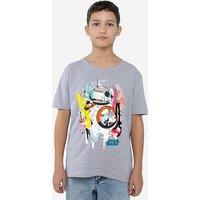 Star Wars BB-8 Abstract T-Shirt Grey | Size: 3-4 Years