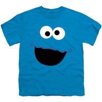 Sesame Street Cookie Monster Face T-Shirt in Blue | Size: 3-4 Years