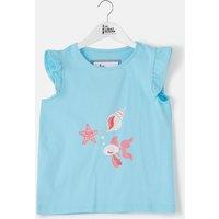 Lighthouse Clothing Girl's Causeway Kids Swing T-Shirt in Blue | Size: 7-8 Years