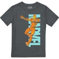 Iron Man Boy's Emerge T-Shirt Charcoal | Size: 12-13 Years