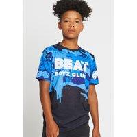 Beat Boyz Club Boy's 'Shredder' Camo T-Shirt in Navy | Size: 7-8 Years