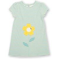 Kite Girl's Fab Flower Organic Cotton Dress in Green | Size: 3 Years