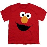 Sesame Street Elmo Face T-Shirt in Red | Size: 5-6 Years