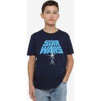 Star Wars Saber Logo T-Shirt in Navy | Size: 3-4 Years