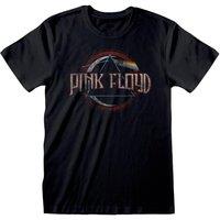 Pink Floyd Men's Dark Side Of The Moon Circle T-Shirt in Black | Size: Medium