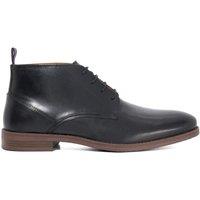 Dune London Men's 'Minato' Leather Chukka Boots in Black | Size: 10